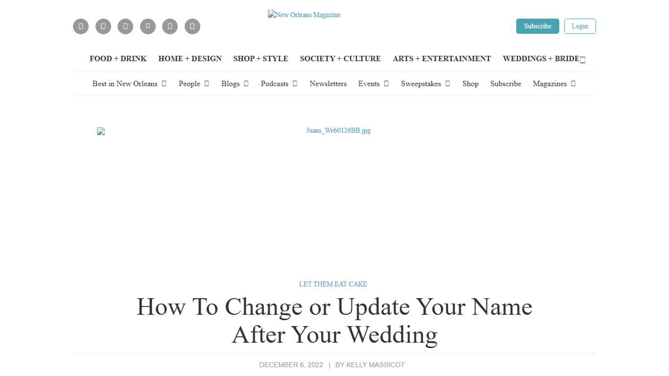 How To Change or Update Your Name After Your Wedding